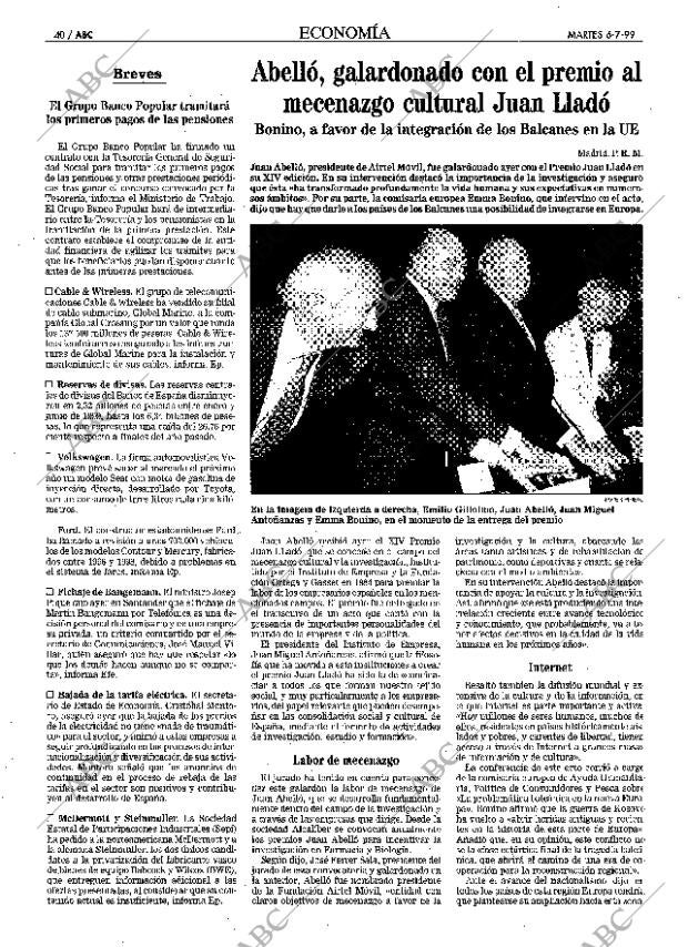 ABC MADRID 06-07-1999 página 40