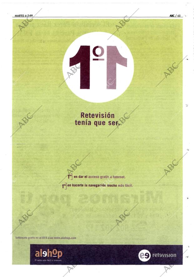 ABC MADRID 06-07-1999 página 65
