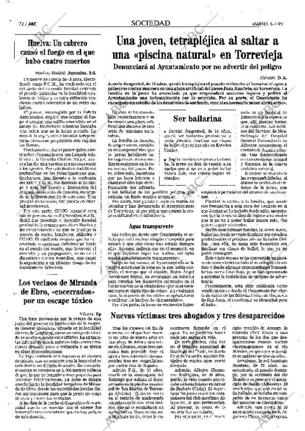 ABC MADRID 06-07-1999 página 72