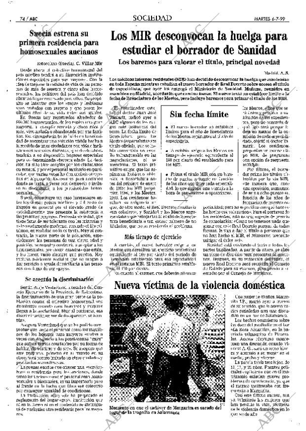 ABC MADRID 06-07-1999 página 74