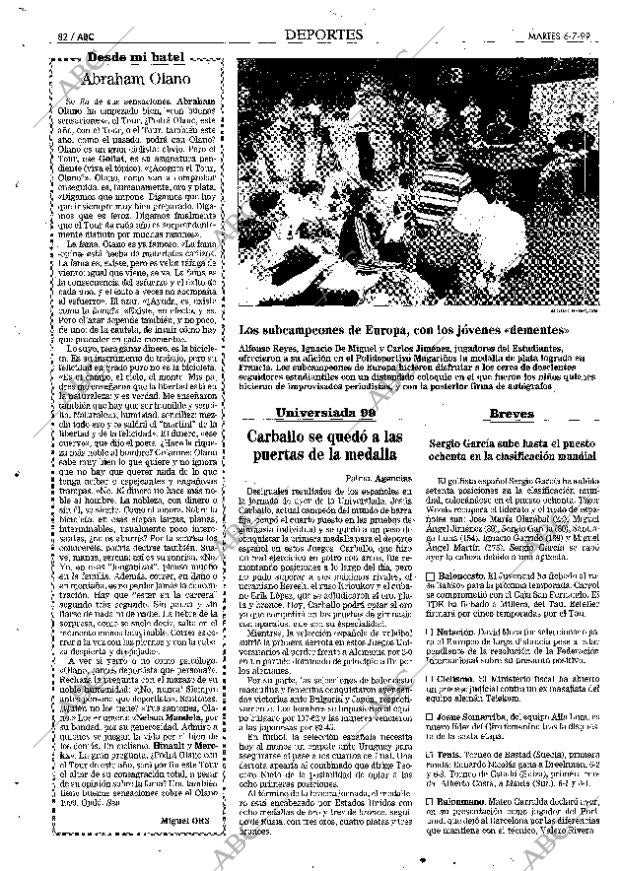 ABC MADRID 06-07-1999 página 82