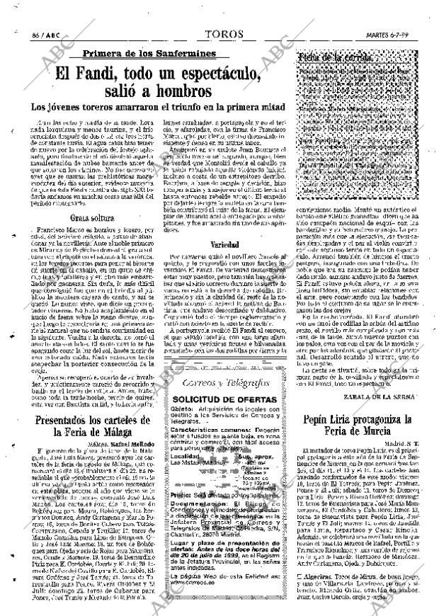 ABC MADRID 06-07-1999 página 86