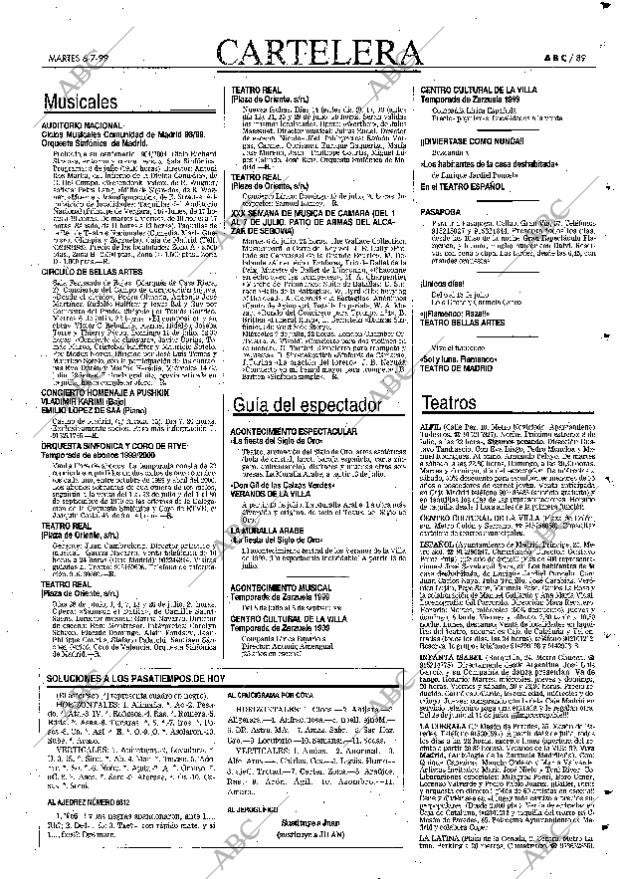 ABC MADRID 06-07-1999 página 89