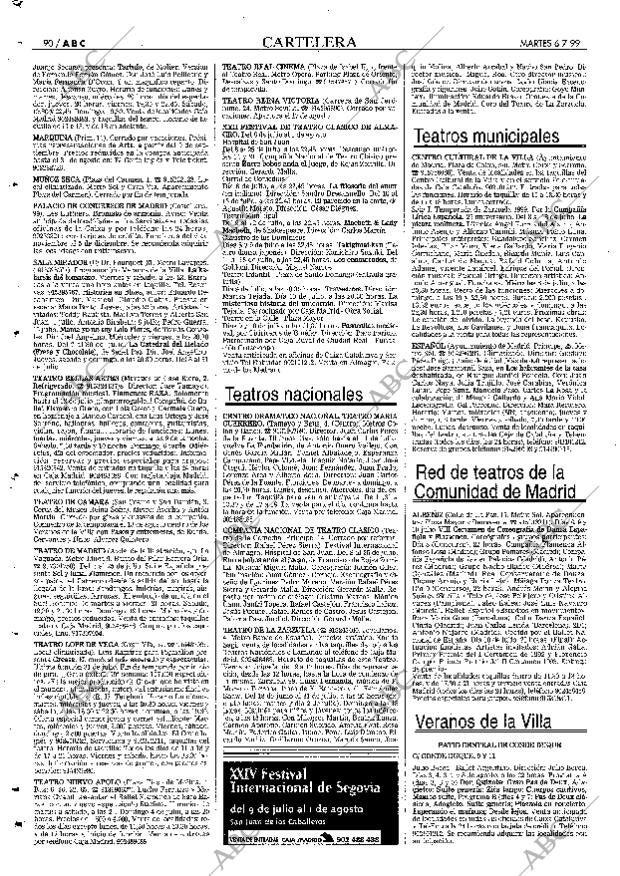 ABC MADRID 06-07-1999 página 90