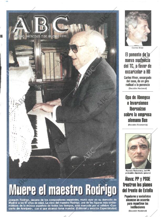 ABC MADRID 07-07-1999 página 1