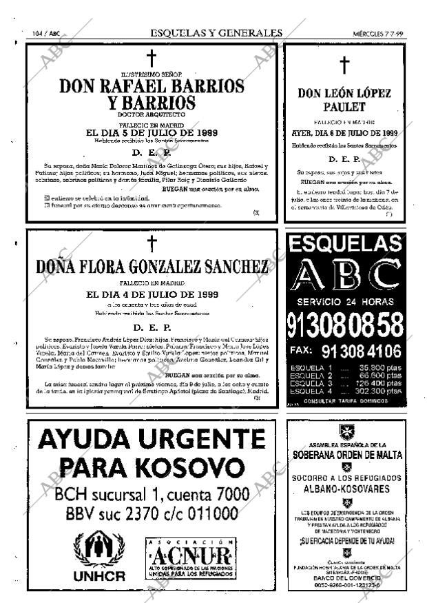 ABC MADRID 07-07-1999 página 104