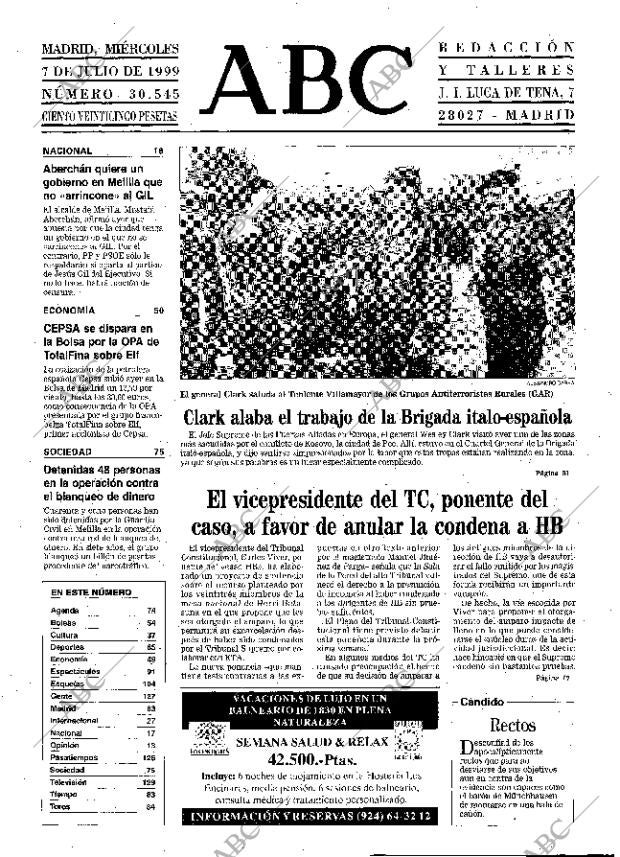 ABC MADRID 07-07-1999 página 11