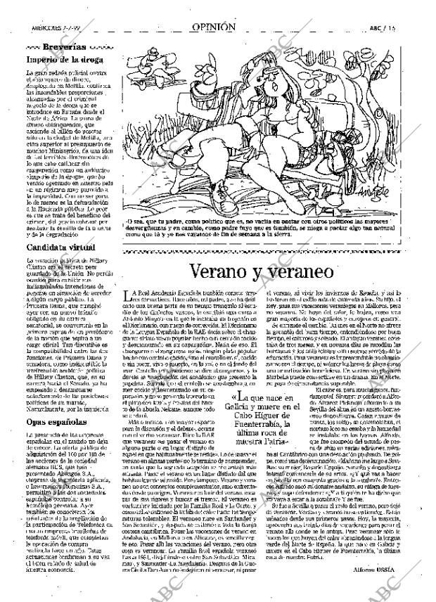 ABC MADRID 07-07-1999 página 15