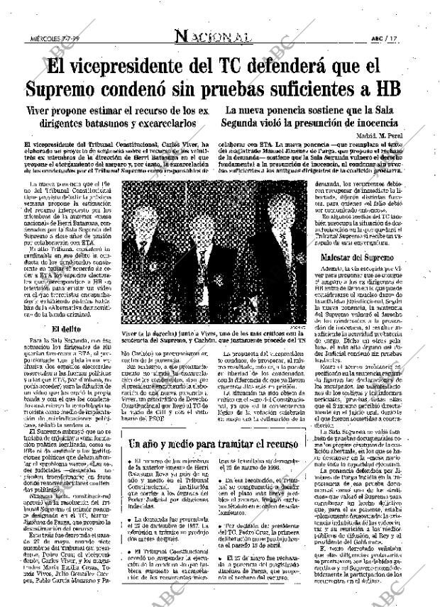 ABC MADRID 07-07-1999 página 17