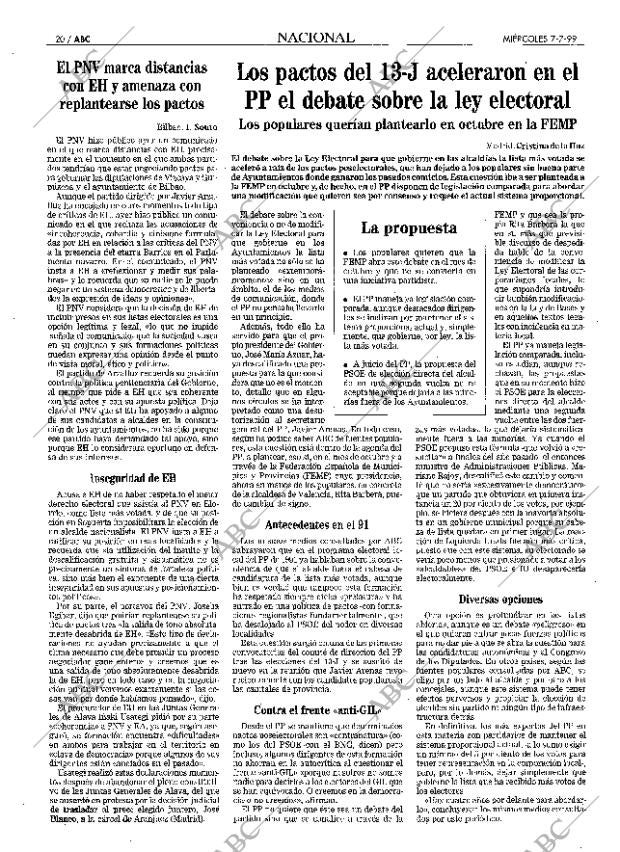 ABC MADRID 07-07-1999 página 20