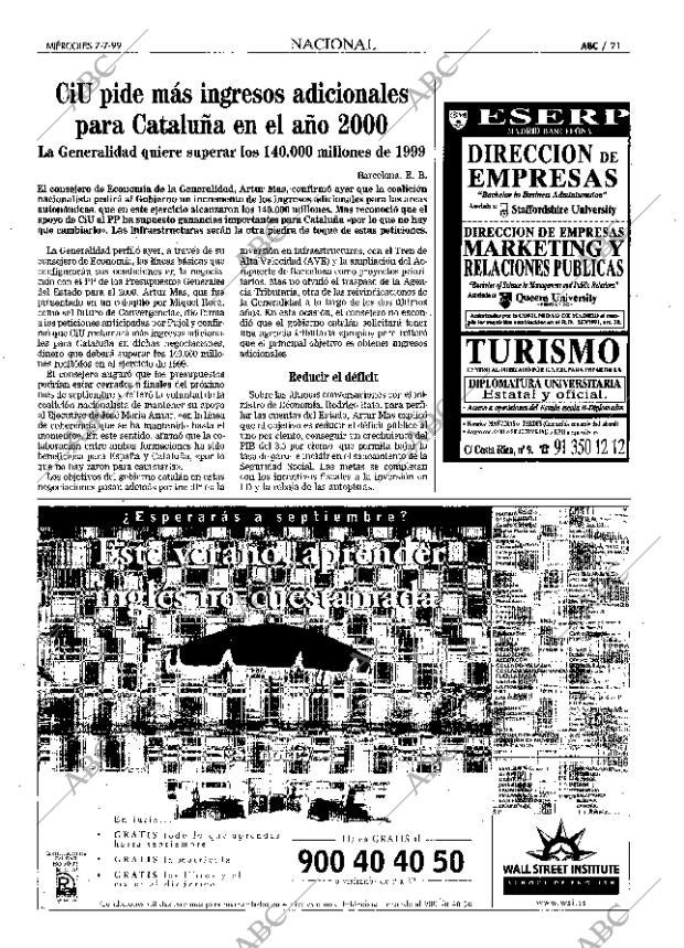 ABC MADRID 07-07-1999 página 21
