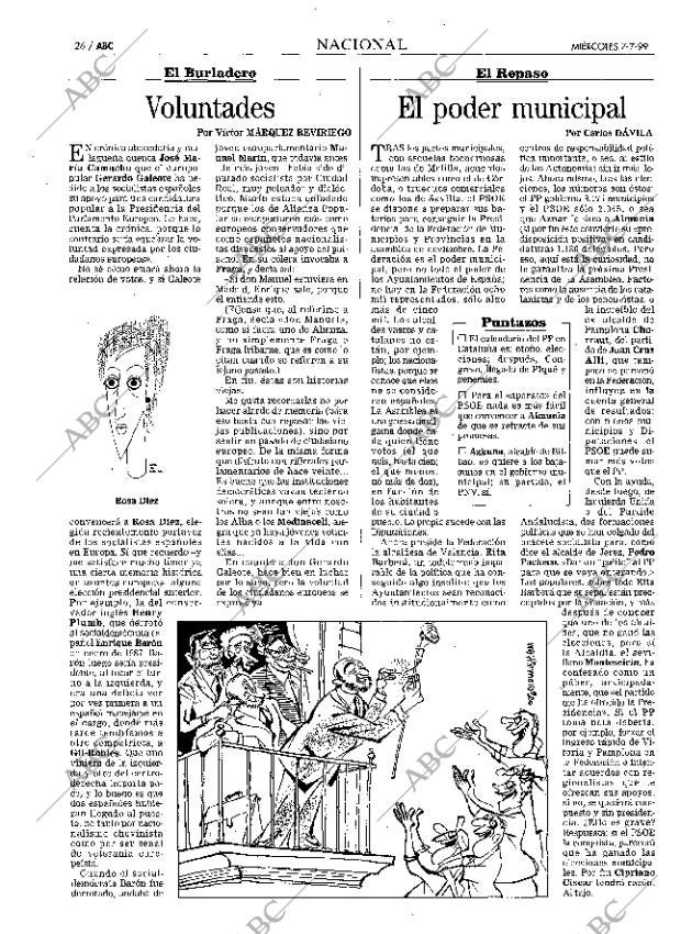 ABC MADRID 07-07-1999 página 26