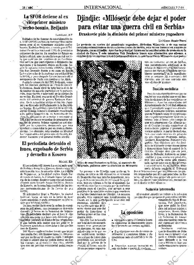 ABC MADRID 07-07-1999 página 28