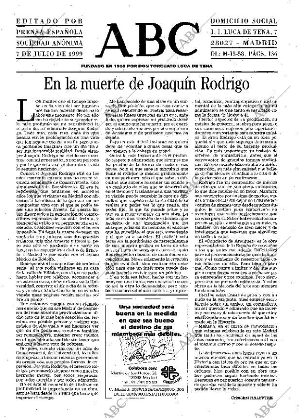 ABC MADRID 07-07-1999 página 3