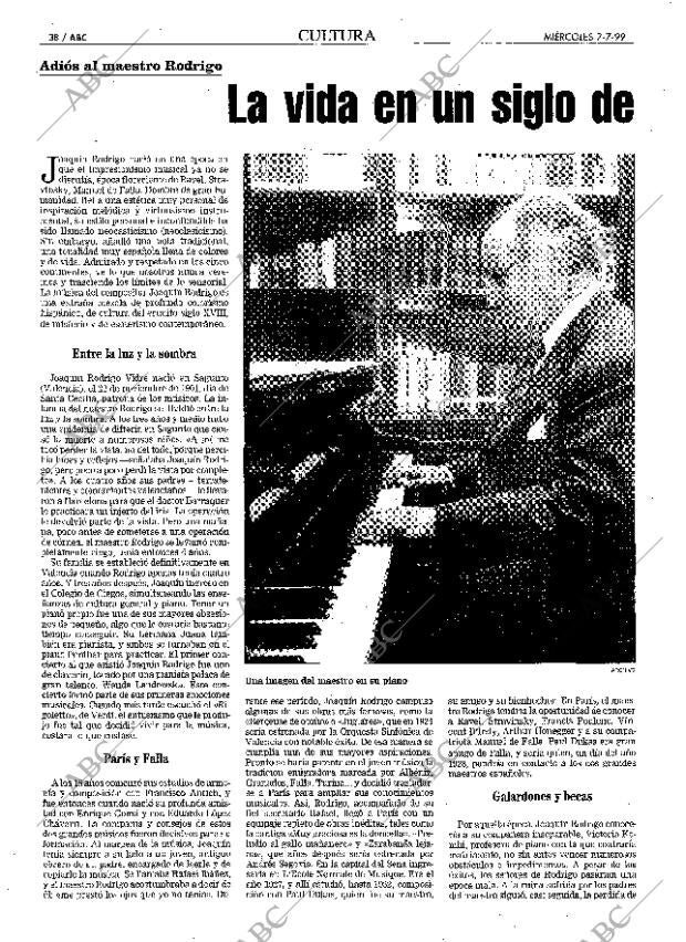 ABC MADRID 07-07-1999 página 38