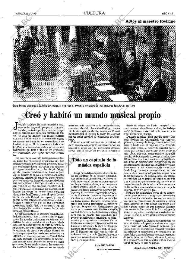 ABC MADRID 07-07-1999 página 41