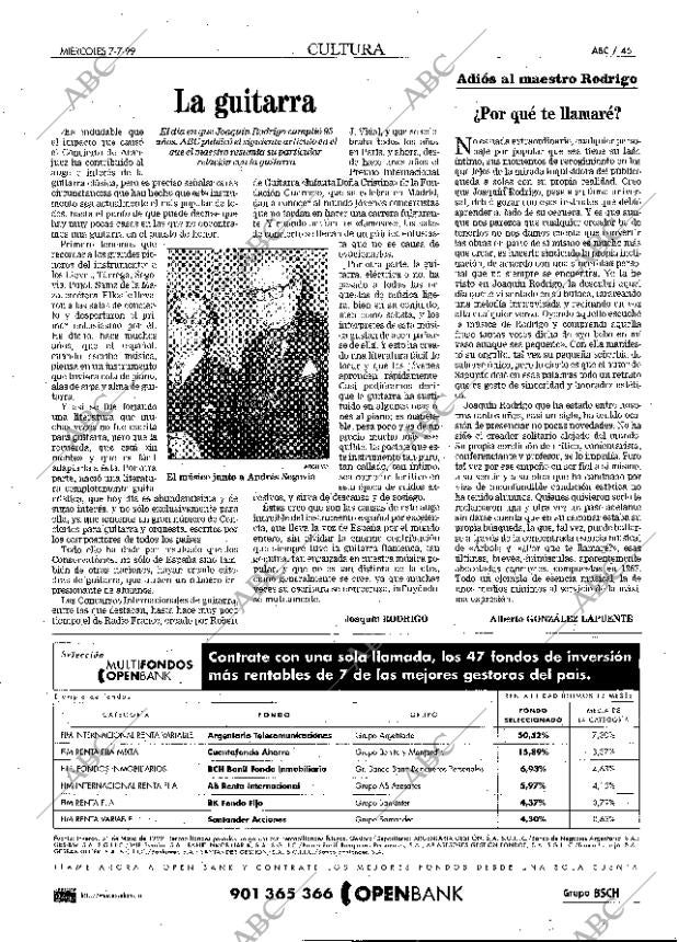 ABC MADRID 07-07-1999 página 45
