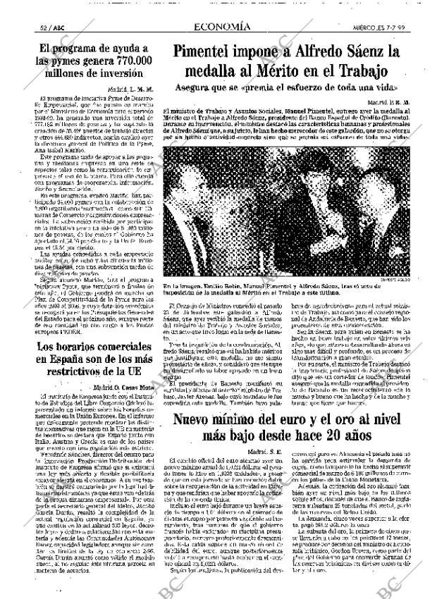 ABC MADRID 07-07-1999 página 52