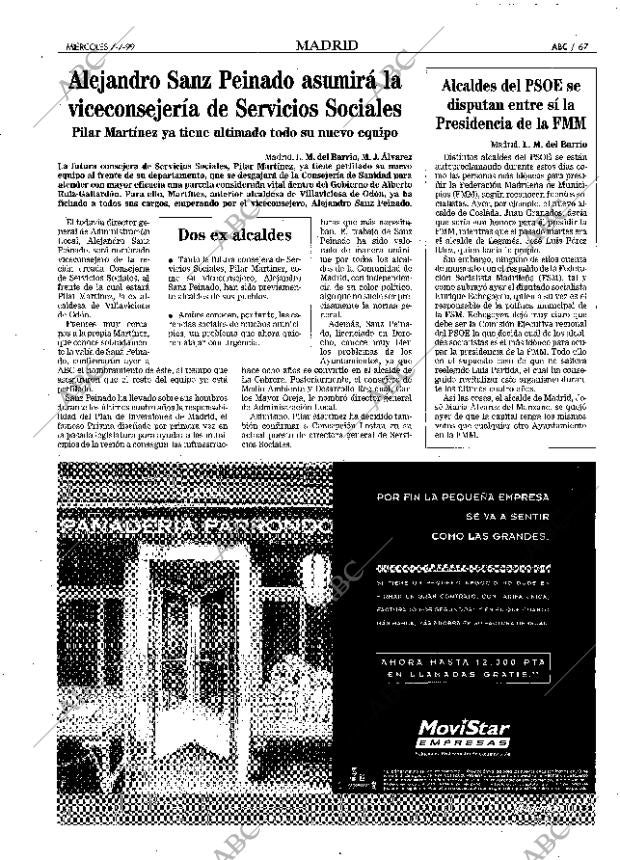 ABC MADRID 07-07-1999 página 67