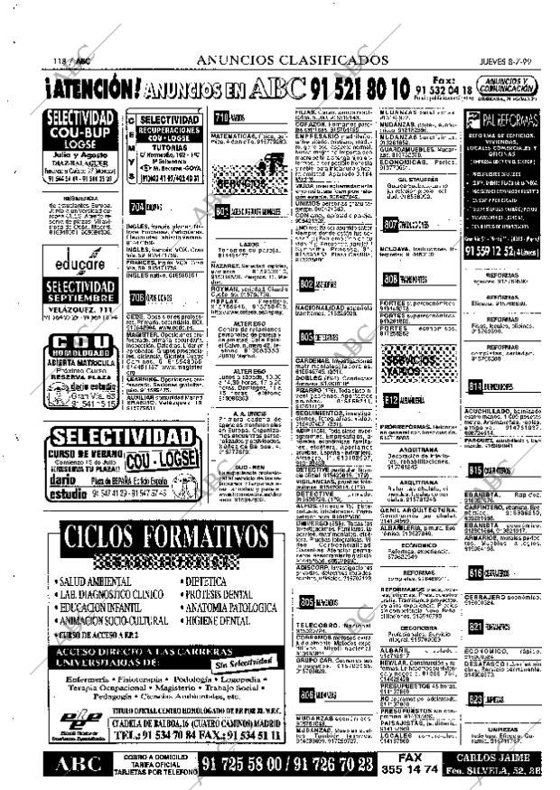 ABC MADRID 08-07-1999 página 118