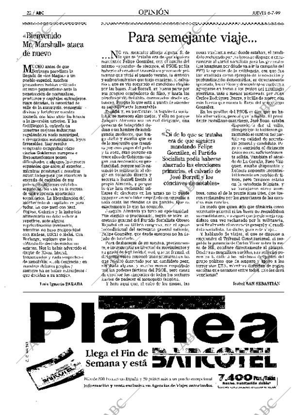ABC MADRID 08-07-1999 página 22