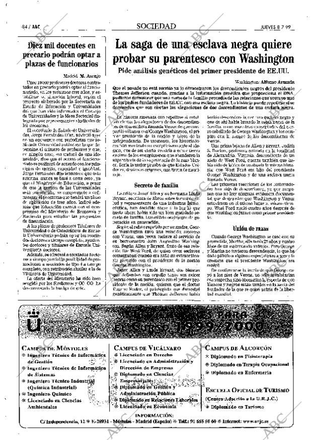 ABC MADRID 08-07-1999 página 84
