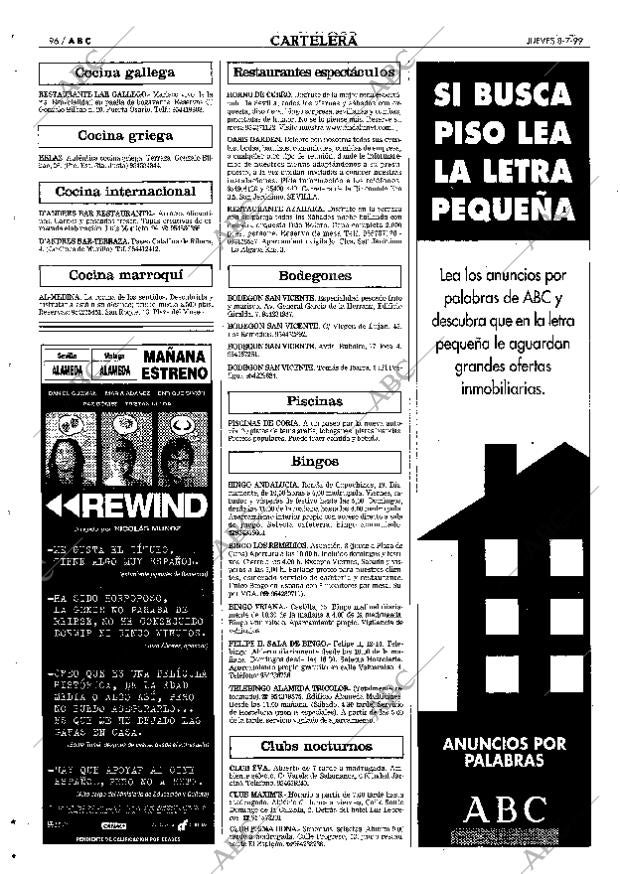 ABC SEVILLA 08-07-1999 página 96
