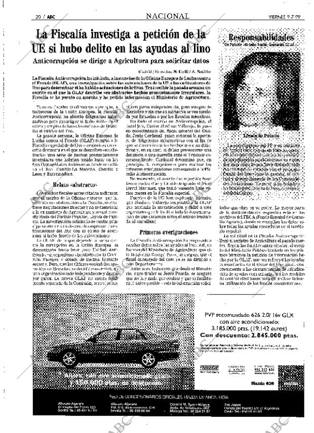 ABC SEVILLA 09-07-1999 página 20