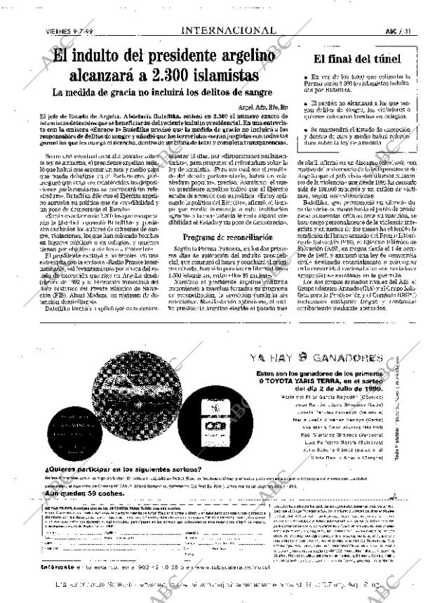 ABC SEVILLA 09-07-1999 página 31