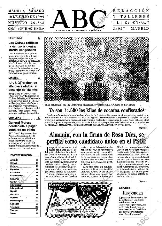 ABC MADRID 10-07-1999 página 11
