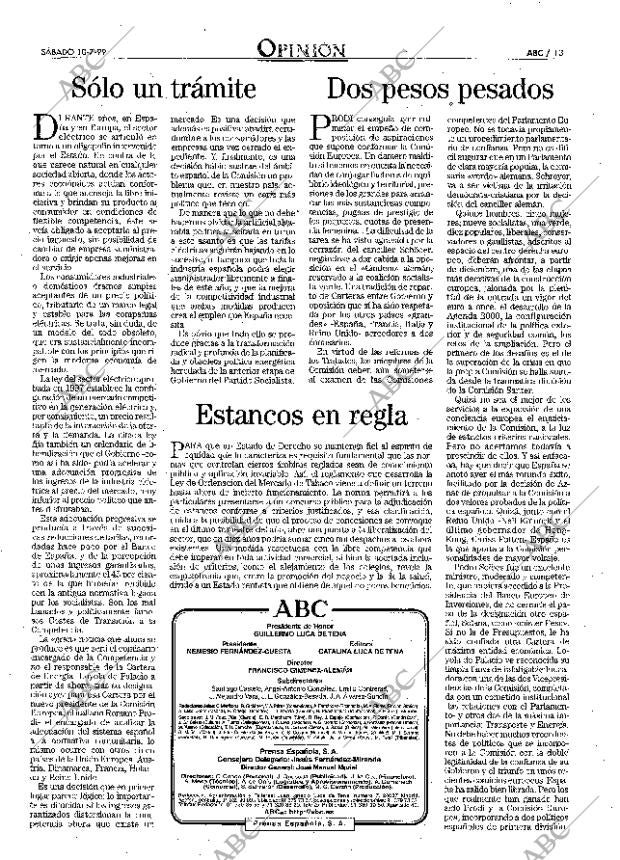 ABC MADRID 10-07-1999 página 13