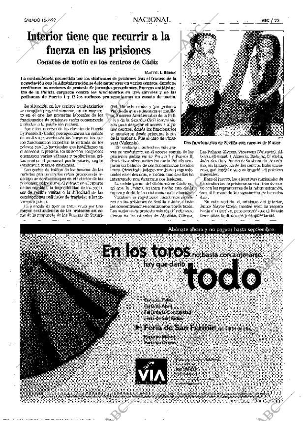 ABC MADRID 10-07-1999 página 23