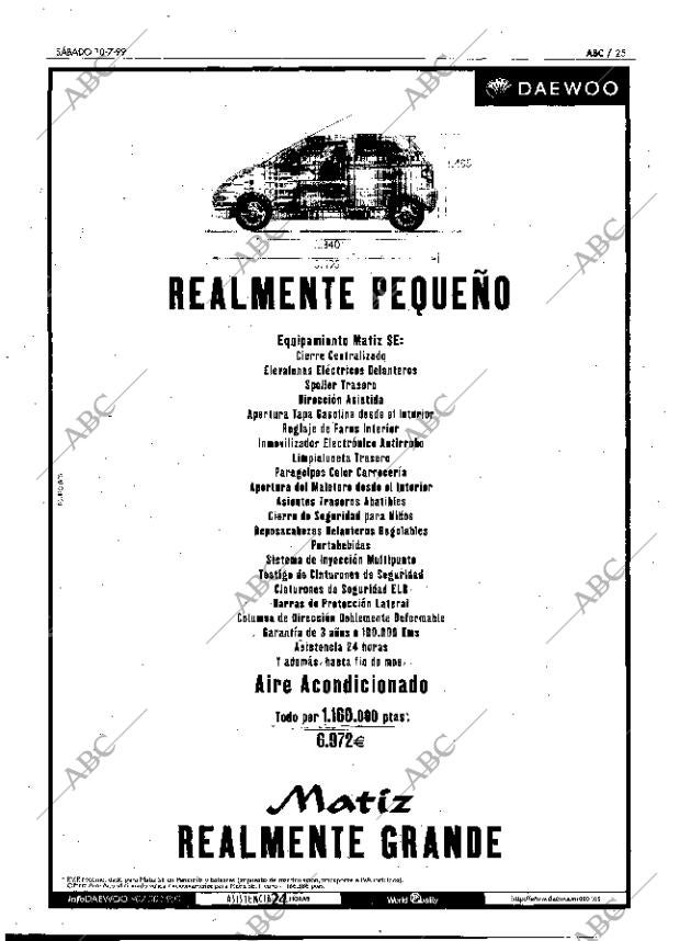 ABC MADRID 10-07-1999 página 25