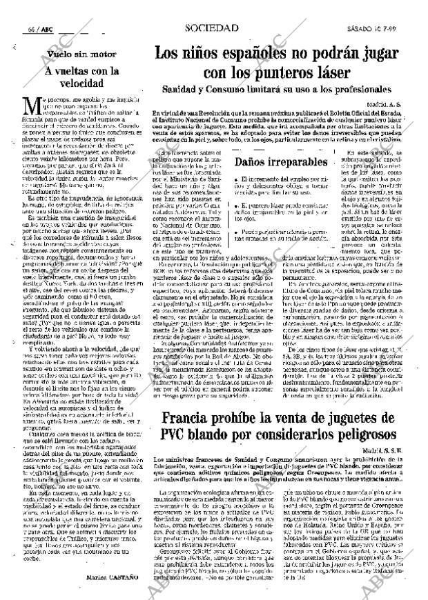 ABC MADRID 10-07-1999 página 66