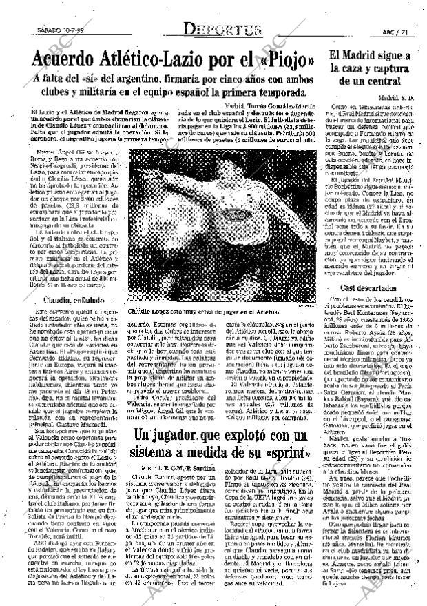 ABC MADRID 10-07-1999 página 71
