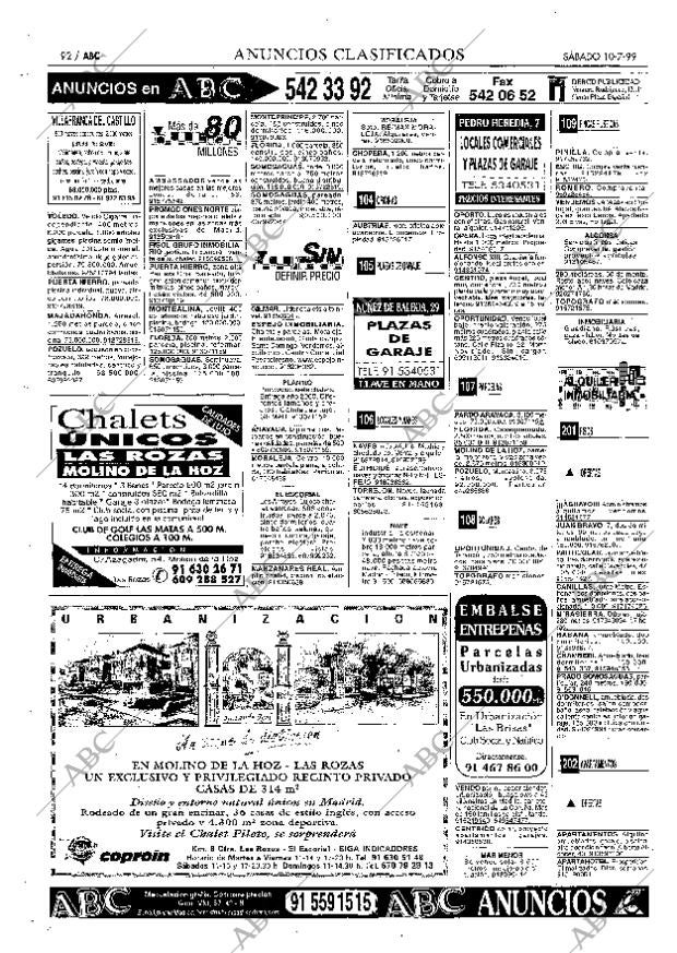 ABC MADRID 10-07-1999 página 92