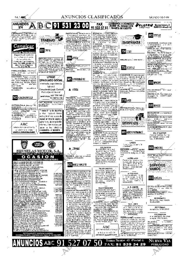 ABC MADRID 10-07-1999 página 94