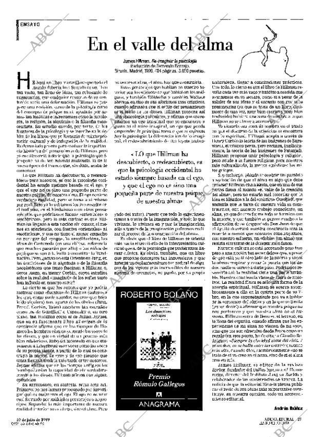 CULTURAL MADRID 10-07-1999 página 27