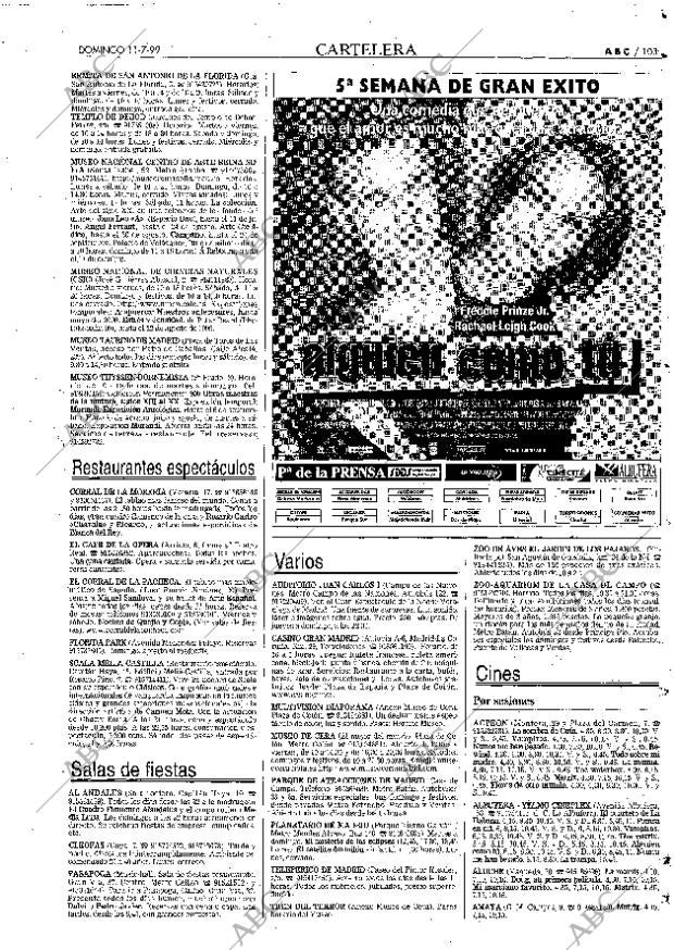 ABC MADRID 11-07-1999 página 103