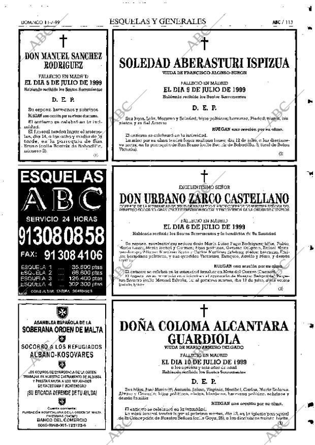 ABC MADRID 11-07-1999 página 113