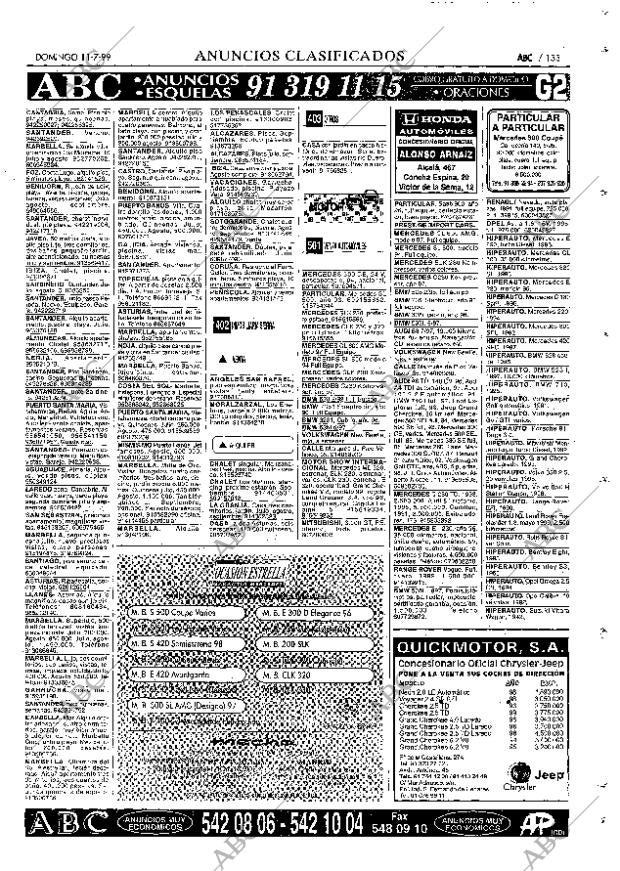 ABC MADRID 11-07-1999 página 133