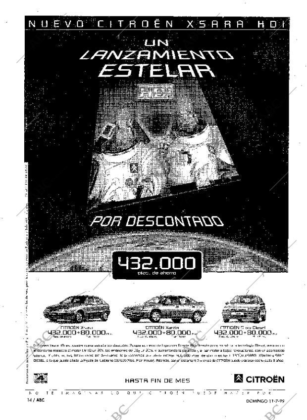 ABC MADRID 11-07-1999 página 14