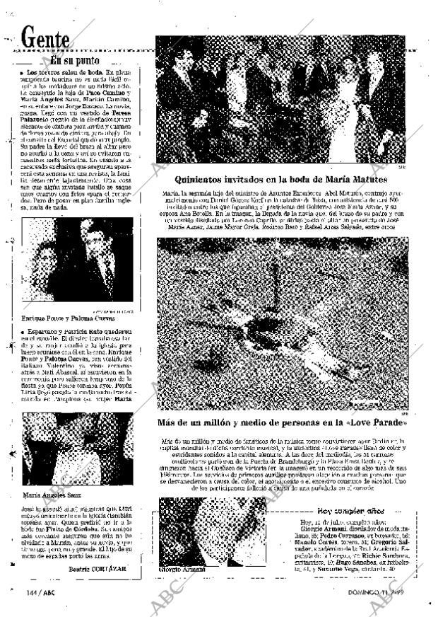 ABC MADRID 11-07-1999 página 144