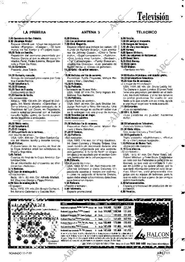 ABC MADRID 11-07-1999 página 151
