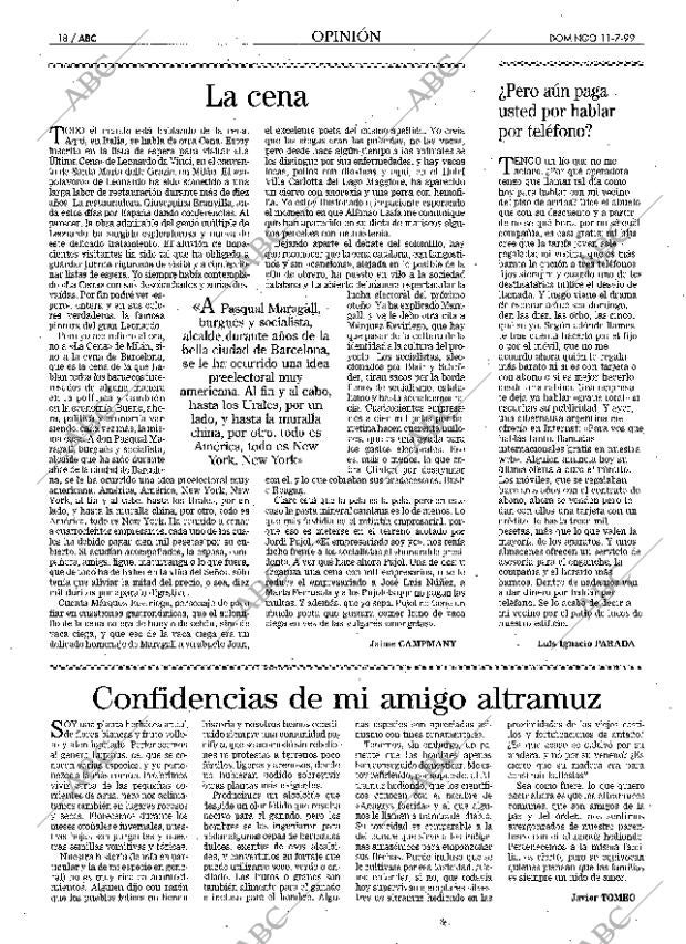 ABC MADRID 11-07-1999 página 18