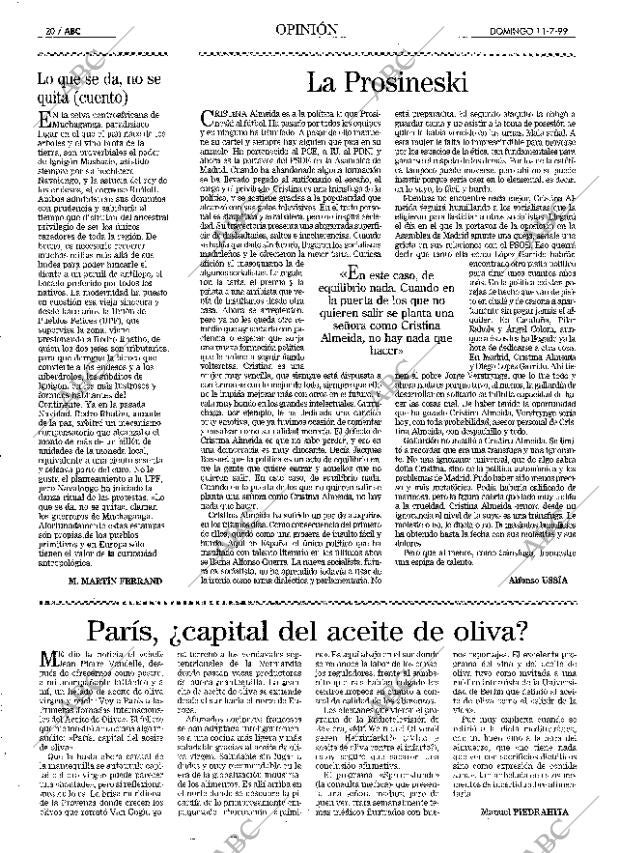 ABC MADRID 11-07-1999 página 20