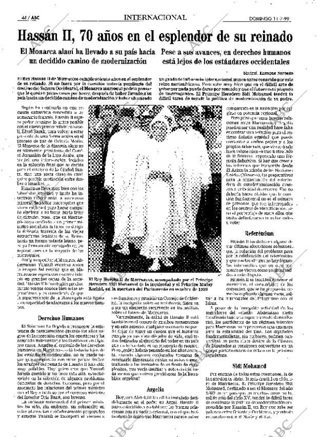 ABC MADRID 11-07-1999 página 44