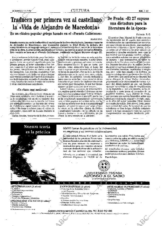 ABC MADRID 11-07-1999 página 65