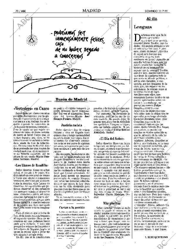 ABC MADRID 11-07-1999 página 70