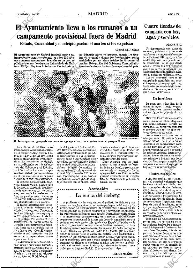 ABC MADRID 11-07-1999 página 71